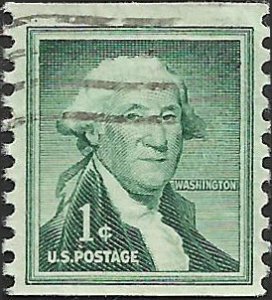 # 1054b DRY PRINT LARGE HOLES USED GEORGE WASHINGTON    