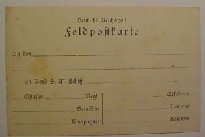 GERMANY 1870 FELDPOST MINT CARD REICHTPOST