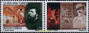 5138 MNH URUGUAY 2000 OPERAS