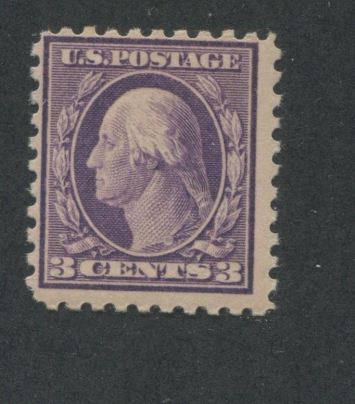 1916 US Stamp #464 3c Mint Hinged F/VF Original Gum