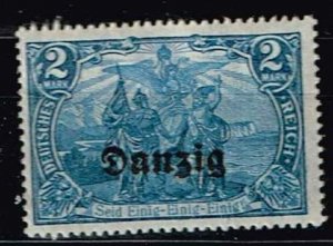 Danzig 1920,Sc.#11 MLH Danzig Inscription