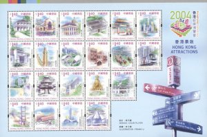 2004 HONG KONG - 2004 Landmarks Sheet - #1083