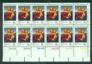 U.S. Scott 1507 VF MNH Plate Block of 12