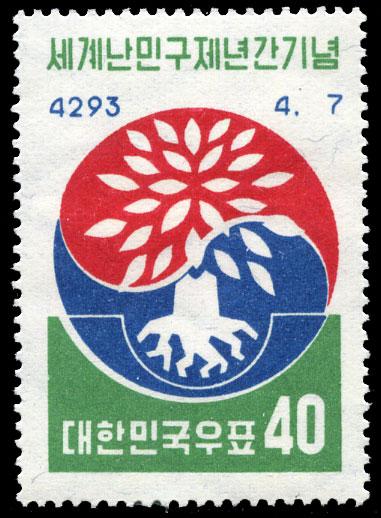 Korea 304 MNH - World Refugee Year