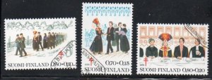 Finland Sc B207-09 1976 TB Wedding charity stamp set used