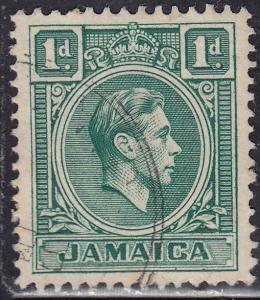 Jamaica 149 USED 1951 King George VI 1d