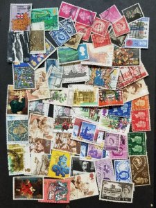 GB GREAT BRITAIN UK England  Used Stamp Lot Collection T5346