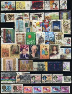 180 Israel Postage Middle East Stamp Collection 1981-2002 Used