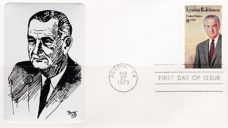 15 Lyndon Johnson Memorial Covers