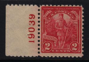 1927 Vermont Sesqui 150 yrs Sc 643 MLH, Hebert CV $15