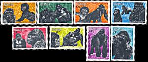 Rwanda 1158-1165, MNH, Mountain Gorillas