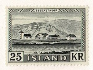 Iceland #305 MH 25kr Bessastadir