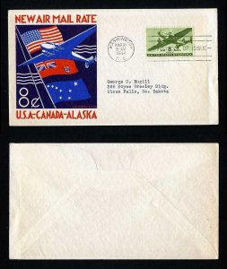 # C26 First Day Cover addressed with Staehle cachet dated 3-21-1944