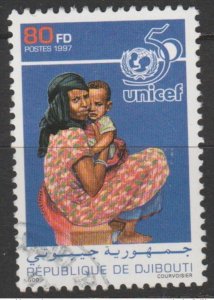Djibouti Djibouti 1997 Mi. 632 obl. UNICEF RARE-