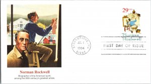 United States, Massachusetts, United States First Day Cover, Art