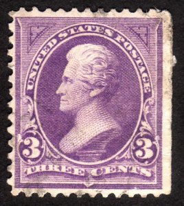 1895, US 3c, Jackson, Used, Sc 268