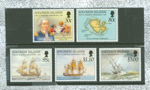 Solomon Islands (British Solomon Islands) #784-788  Single (Complete Set)