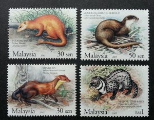 *FREE SHIP Protected Mammals Series III Malaysia 2005 Animal Wildlife (stamp MNH