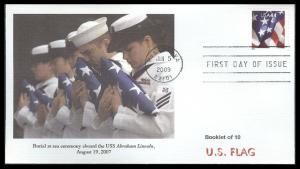 #4396 US Flag Fleetwood FDC