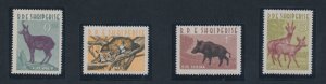 1962 Albania, Shqiperia, Animals, N° 699/702 , MNH