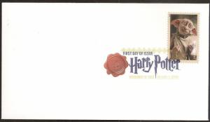 US 4831 Harry Potter Dobby the House Elf DCP FDC 2013