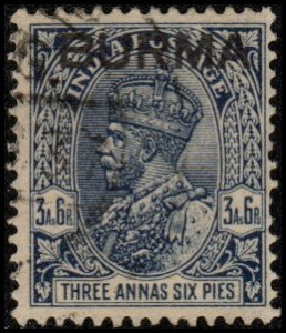 Burma 8 - Used - 3a6p George V (1937)