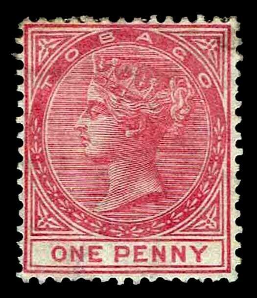 1879 Tobago #1 Queen Victoria Watermark 1 - Used - VF - CV $110.00 (ESP#3250)