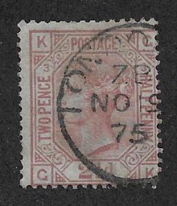 GREAT BRITAIN SC# 66  PL# 3  AVF/U