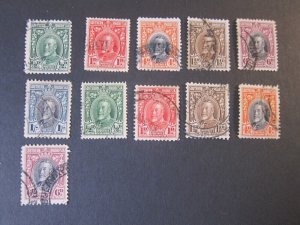 Rhodesia 1931 KGV Sc 16-8,21-2,26 FU