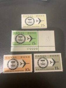 Canal Zone  sc C48-C50,C52 MNH