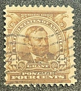 Scott#: 303 - Ulysses S. Grant 4c 1903 used single stamp - Lot 4