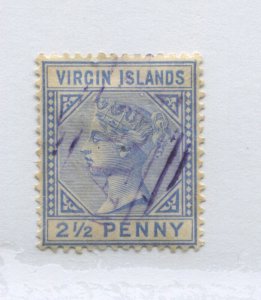 British Virgin Islands QV 1884 2 1/2d used