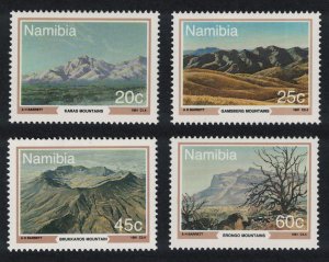 Namibia Mountains of Namibia 4v SG#576-579 MI#707-710