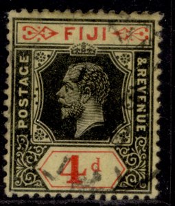 FIJI GV SG131, 4d black & red/yellow, FINE USED. Cat £21.