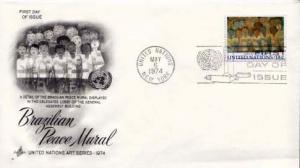 United Nations, First Day Cover, Art