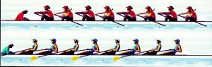 US Women's Rowing Block of 8 Forever MNH 2022