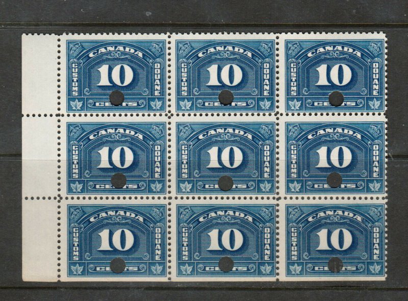 Van Dam #FDC9 Proof Block Of Nine