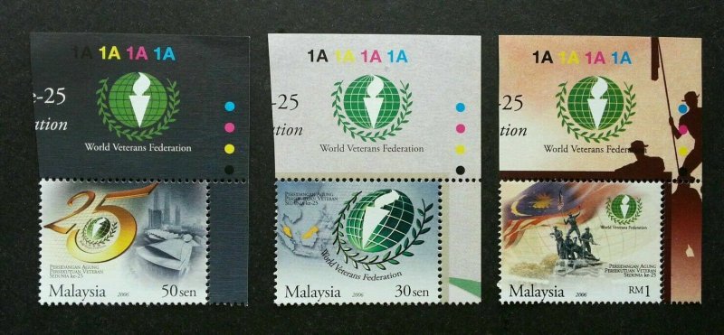 *FREE SHIP 25th Assembly World Veterans Federation Malaysia 2006 stamp color MNH