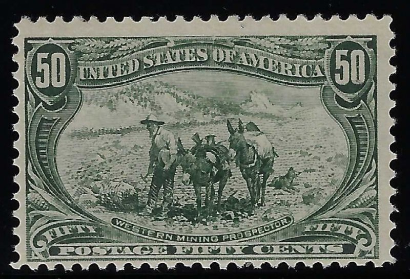 Scott #291 - F/VF-OG-LH – SHOWPIECE! - Exceedingly fresh – SCV $600