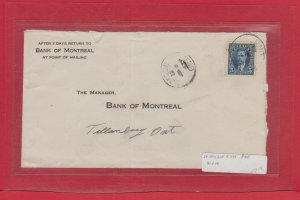 #235 single use double weight rate 3c+2c Domestic 1942 Canada cover clean