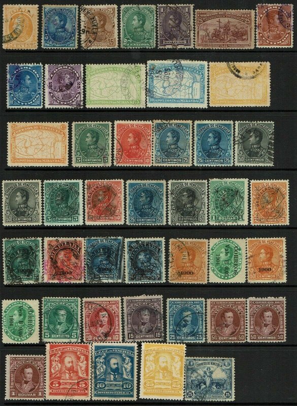 Venezuela 44 Mint and Used, some faults - G108