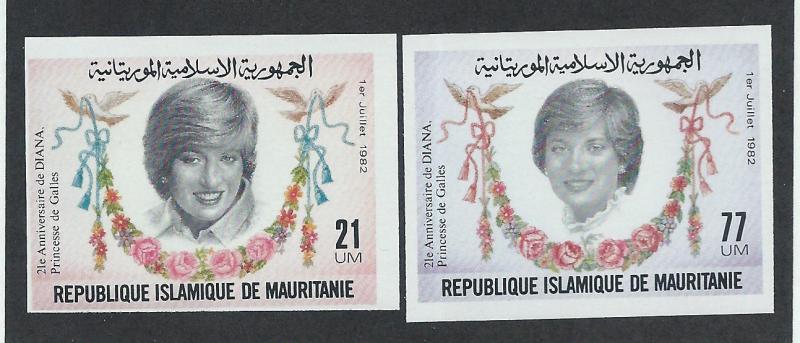 MAURITANIA SC# 515-16 FINE MNH 1982