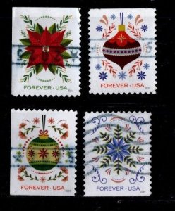 #5941 - 5944 Holiday Joy set/4 (Off Paper) - Used