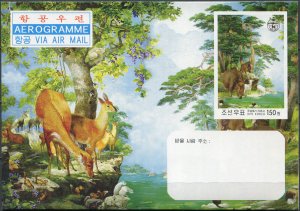 Korea 2003. Native Mammals (Mint) Aerogram
