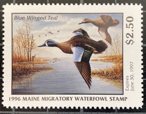 US Stamps-SC# Maine #13 - Duck Stamp - MNH - CV $12.00