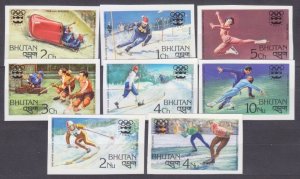 1976 Bhutan 647b-654b 1976 Olympic Games in Innsbruck 7,50 €