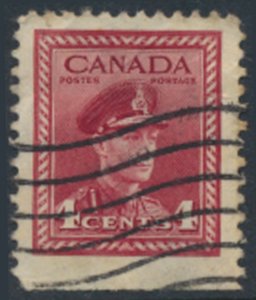 Canada  SC# 254  SG 380 Used ex booklet bottom imperf  see details & scans