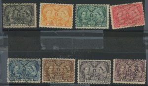 Canada #50-57 Used Multiple (Jubilee) (Queen)