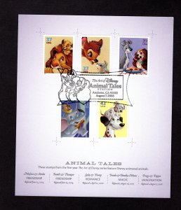 Art of Disney Animal Tales Collection Event postmark