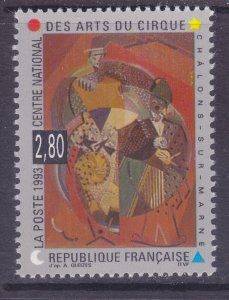 France 2377 MNH 1993 The Clowns by Albert Gleizes - Painting Issue Very Fine